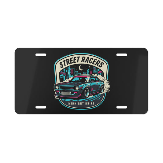 Midnight Drift License Plate