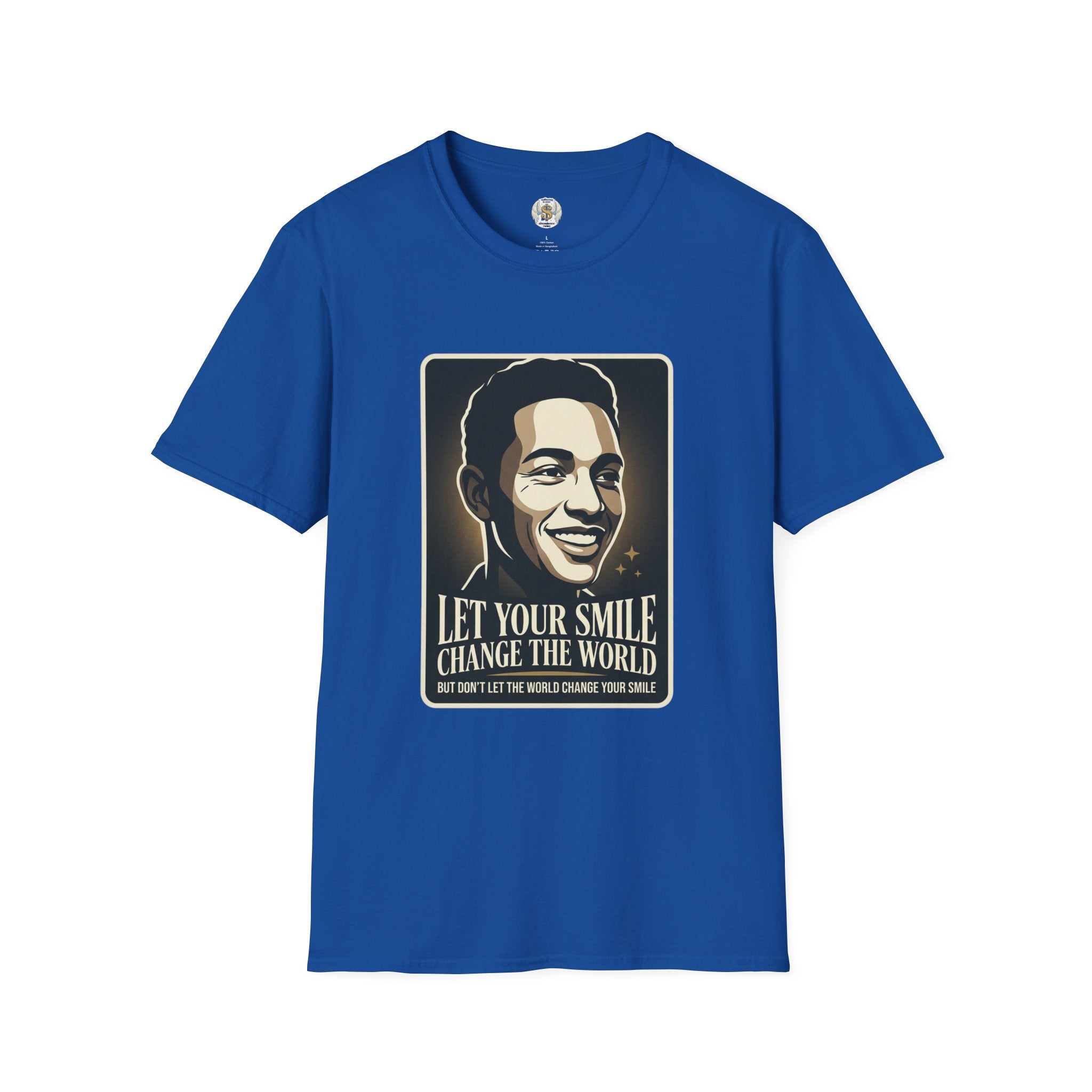 Smile Change The World T-Shirt — "Let Your Smile Change The World" Inspirational Tee