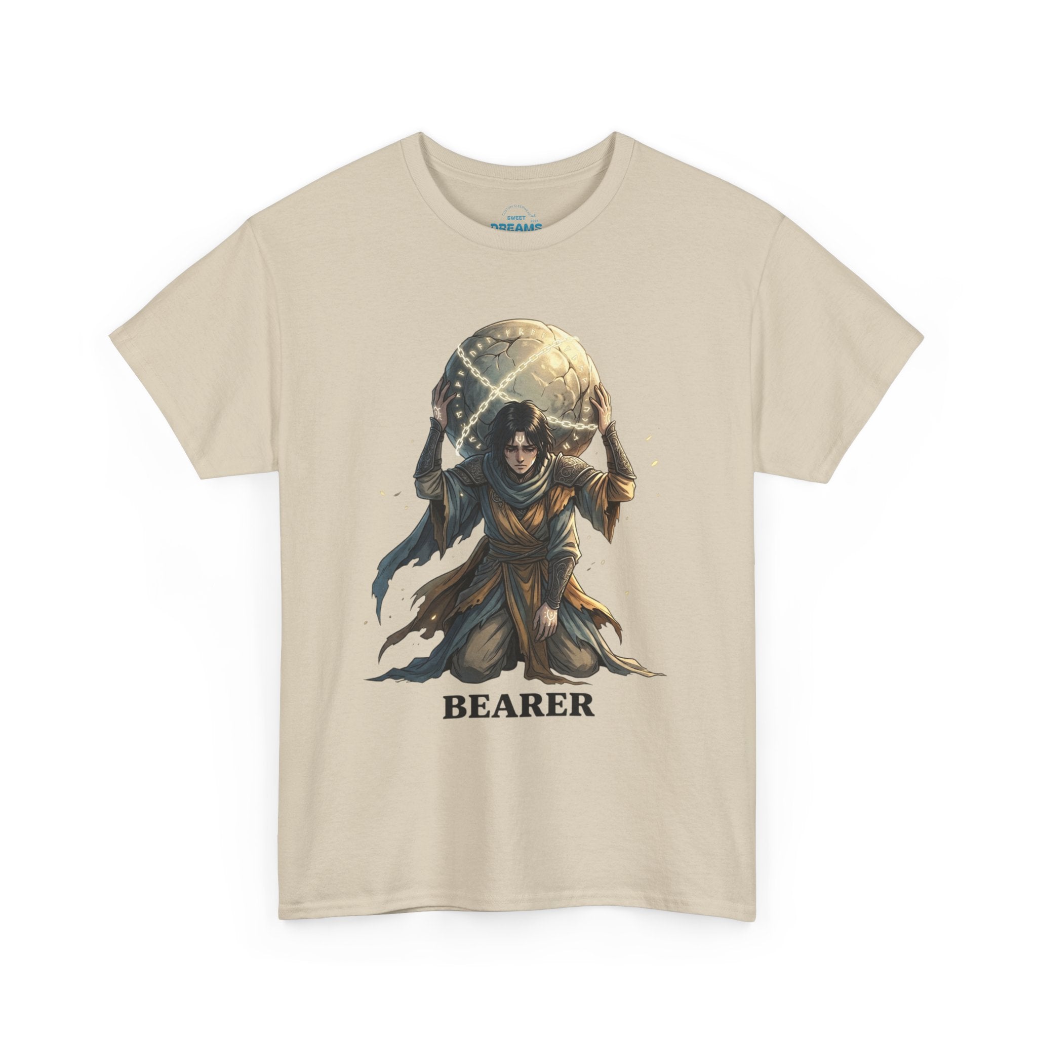 T-shirt à motif Bearer — Illustration de l'Atlas Fantastique