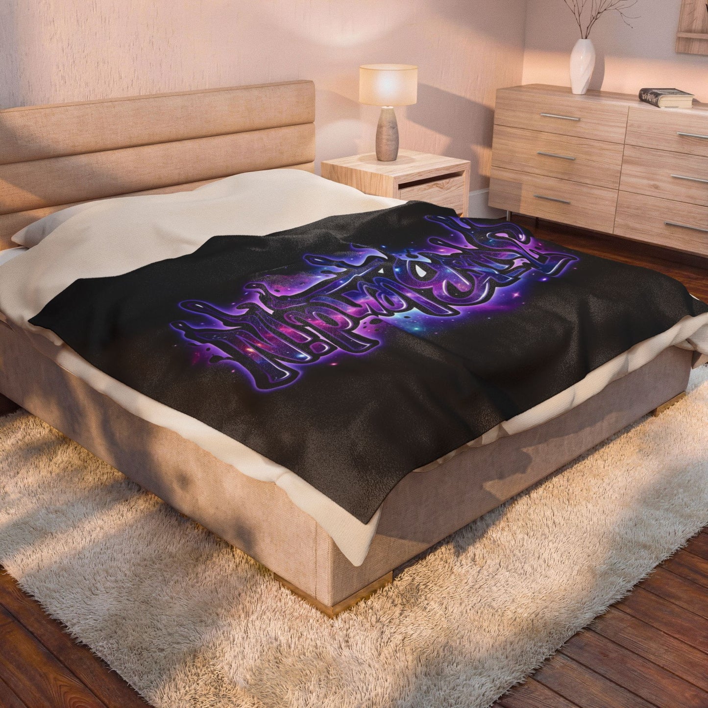 Just Blend IN Galaxy Velveteen Plush Blanket