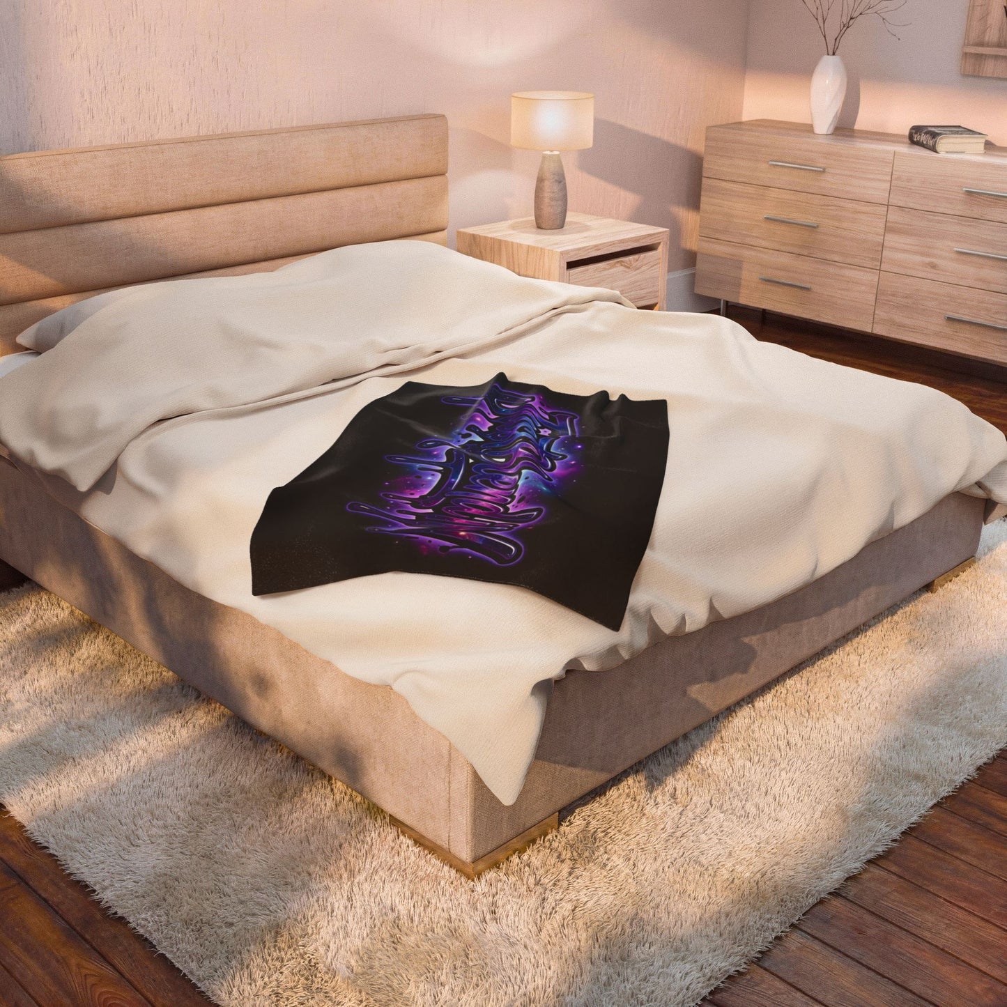 Just Blend IN Galaxy Velveteen Plush Blanket