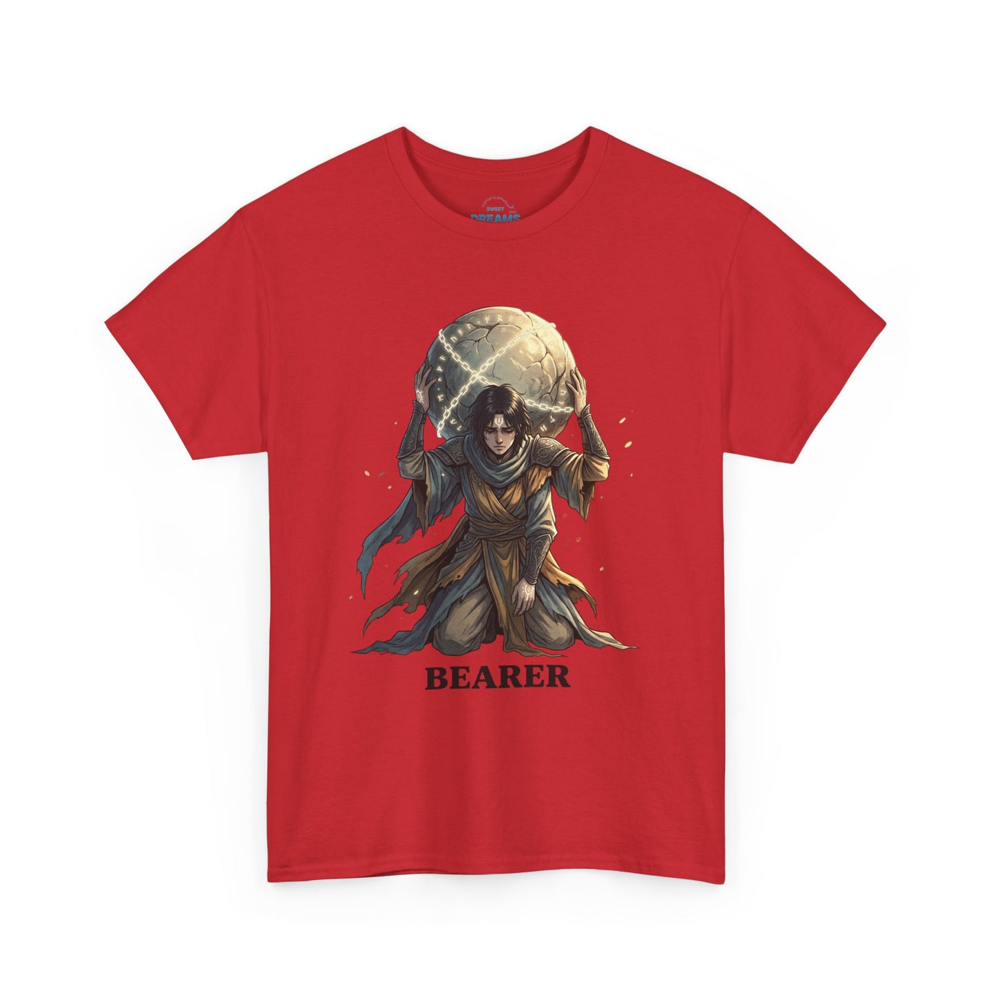 Bearer Fantasy T-Shirt — 'BEARER' Atlas‑Style Mythic Graphic Tee