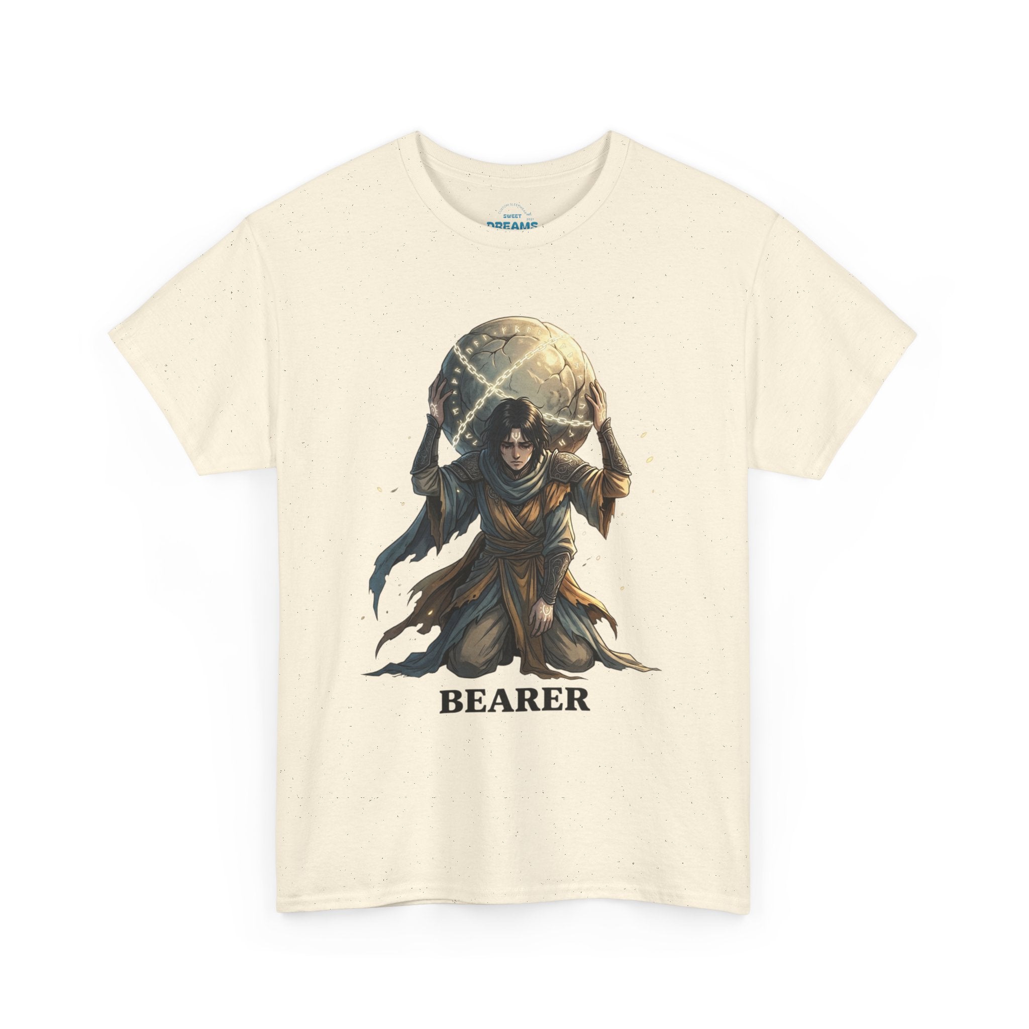 T-shirt à motif Bearer — Illustration de l'Atlas Fantastique