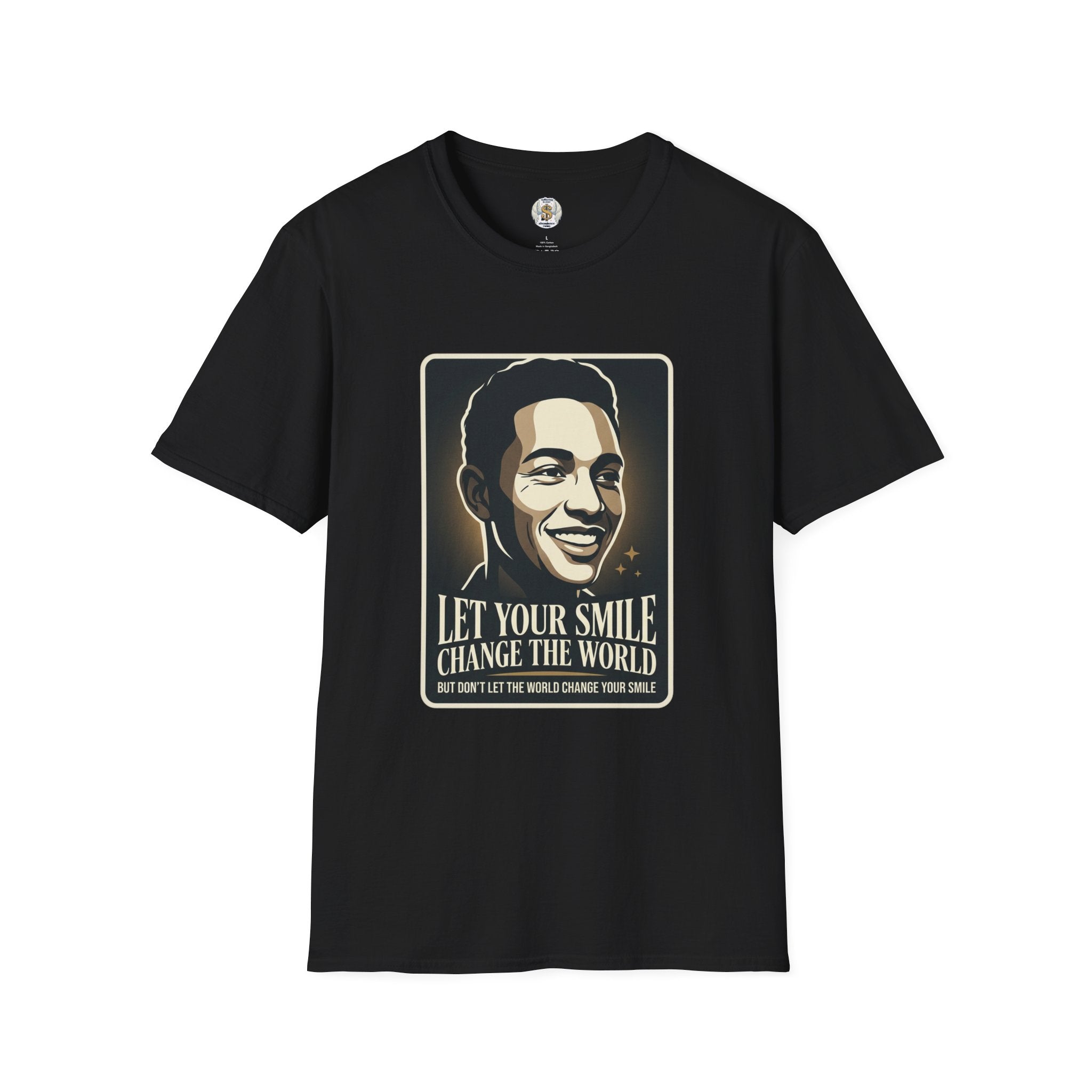 Smile Change The World T-Shirt — "Let Your Smile Change The World" Inspirational Tee