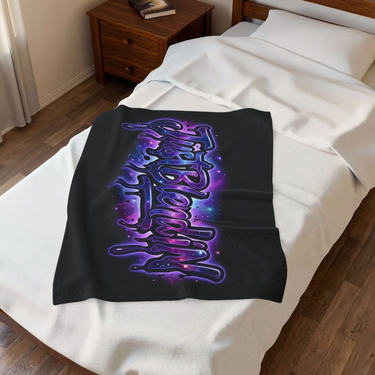 Just Blend IN Galaxy Velveteen Plush Blanket