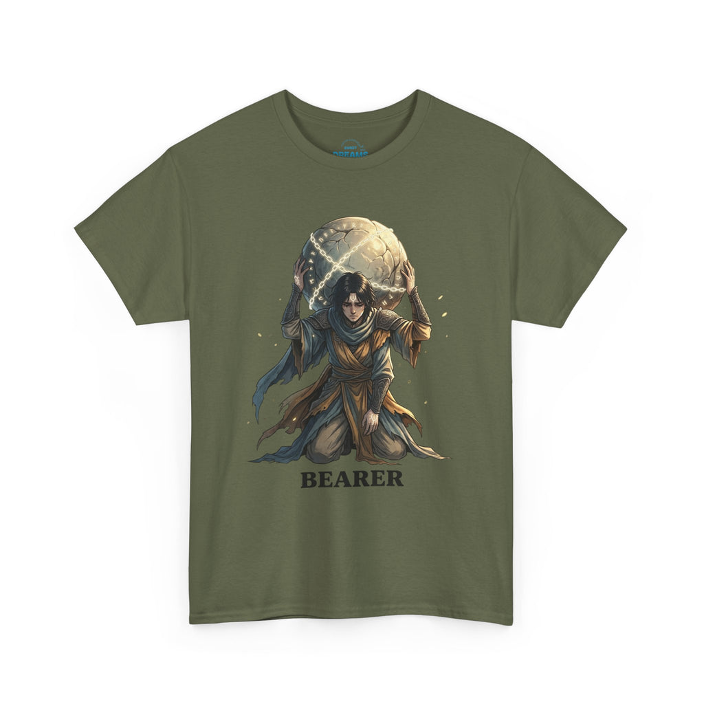 T-shirt à motif Bearer — Illustration de l'Atlas Fantastique