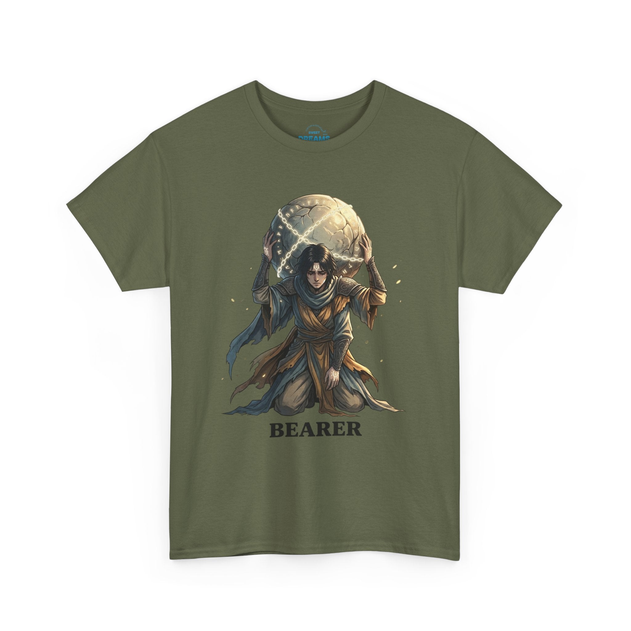 T-shirt à motif Bearer — Illustration de l'Atlas Fantastique