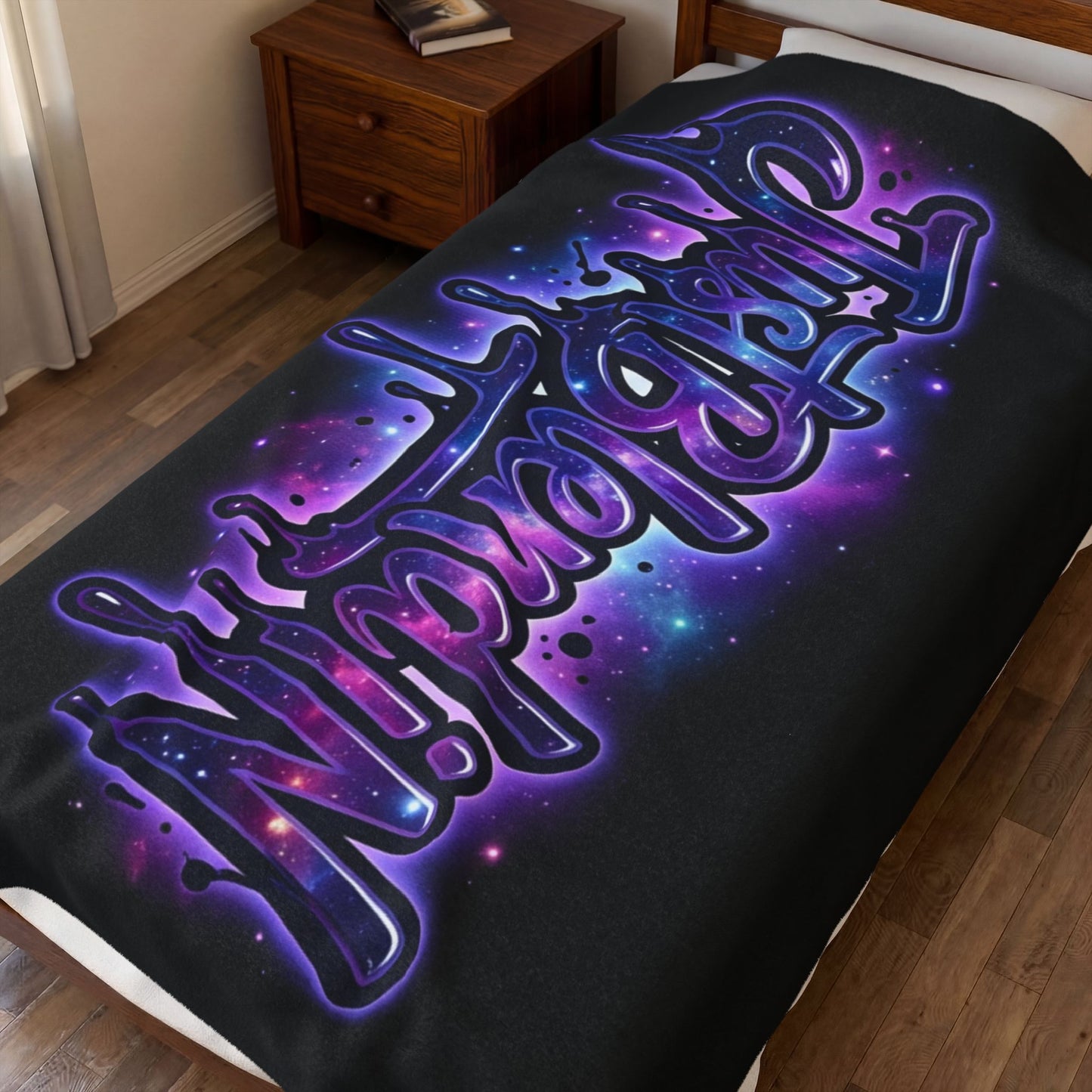 Just Blend IN Galaxy Velveteen Plush Blanket