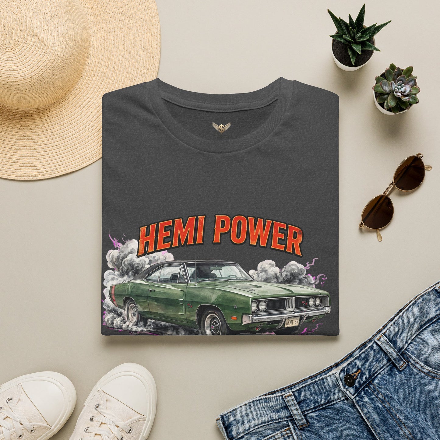Hemi Power — 1969 Dodge Charger R/T Graphic Tee