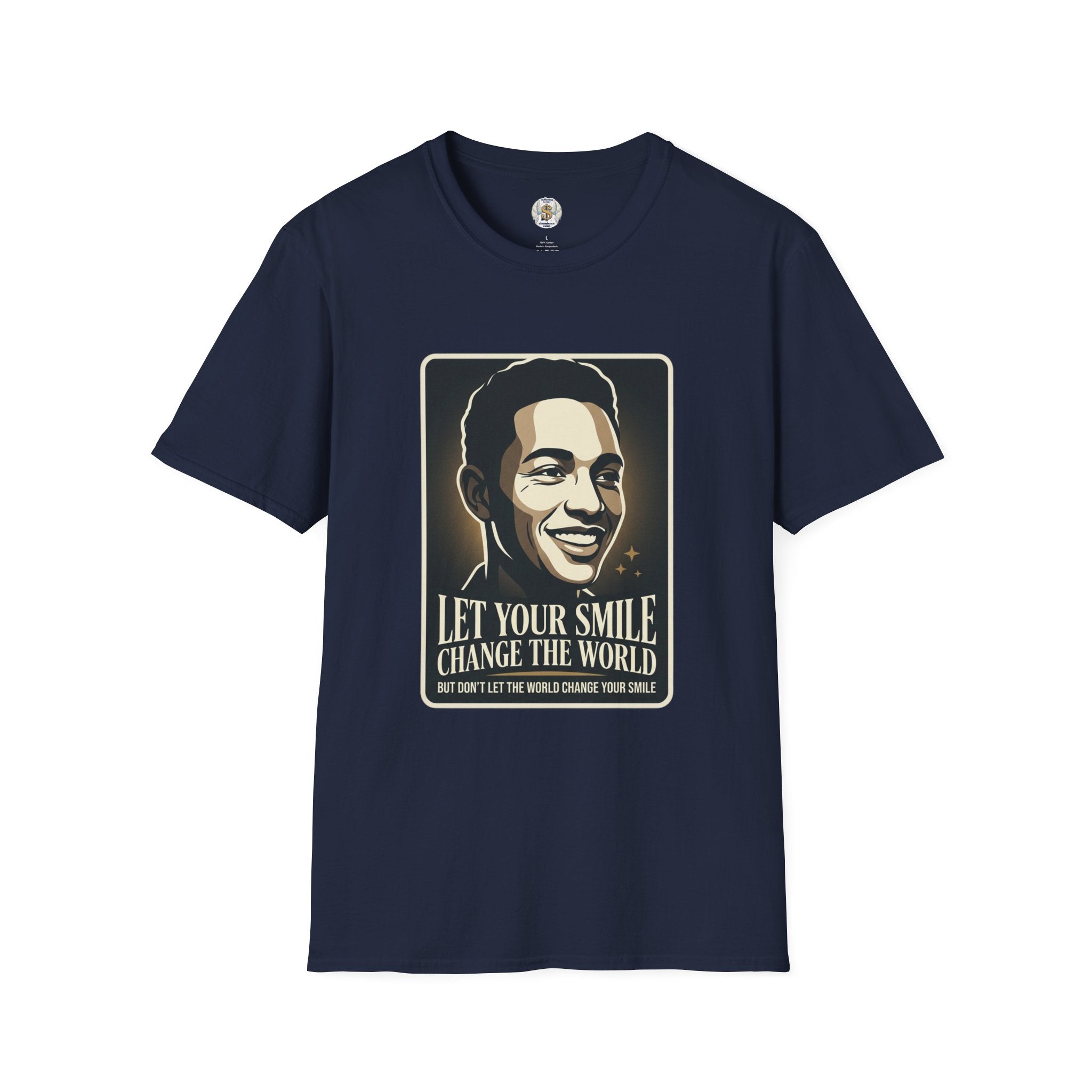 Smile Change The World T-Shirt — "Let Your Smile Change The World" Inspirational Tee