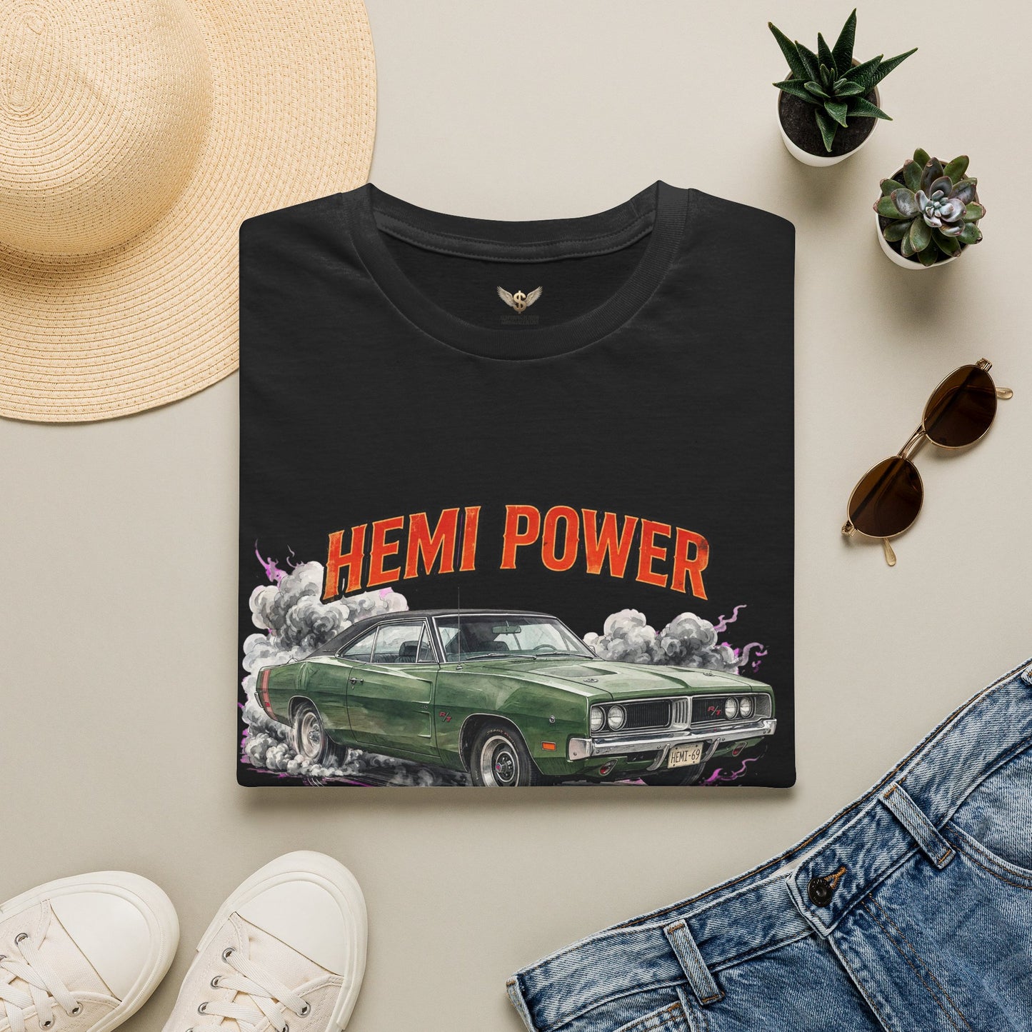 Hemi Power — 1969 Dodge Charger R/T Graphic Tee
