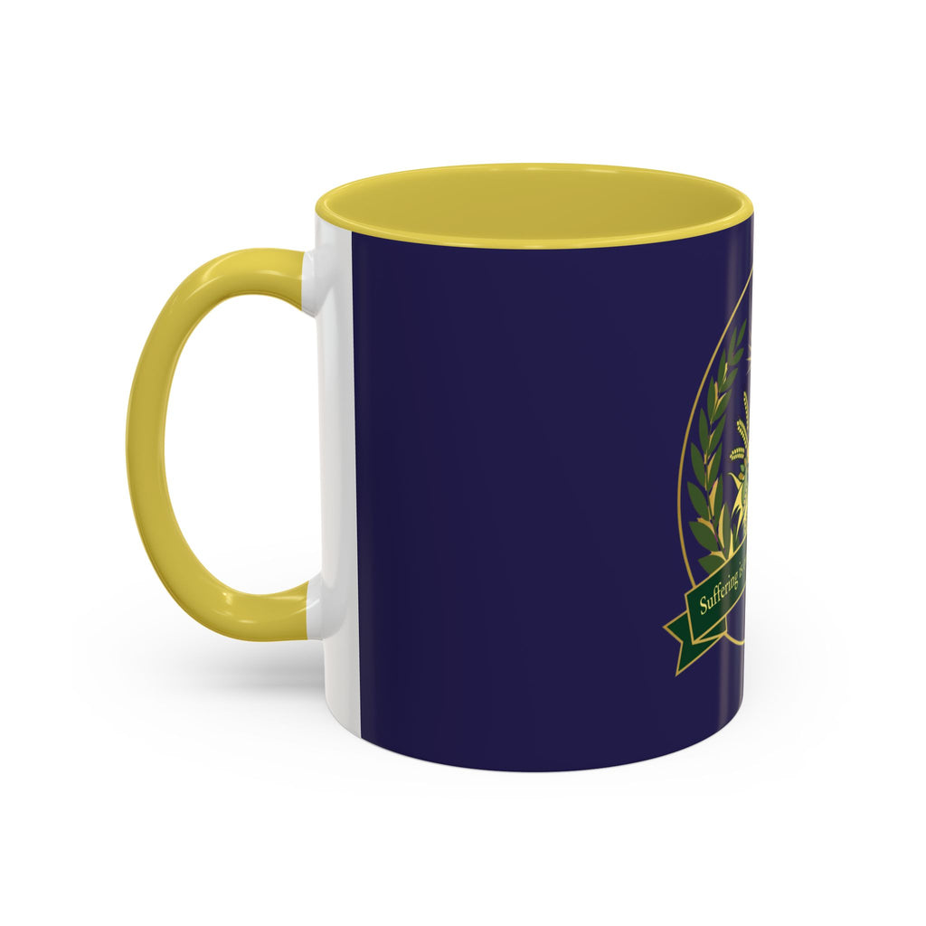 Cornucopia Abundance Mug — "Suffering is over and abundance reign" Ceramic Coffee Cup