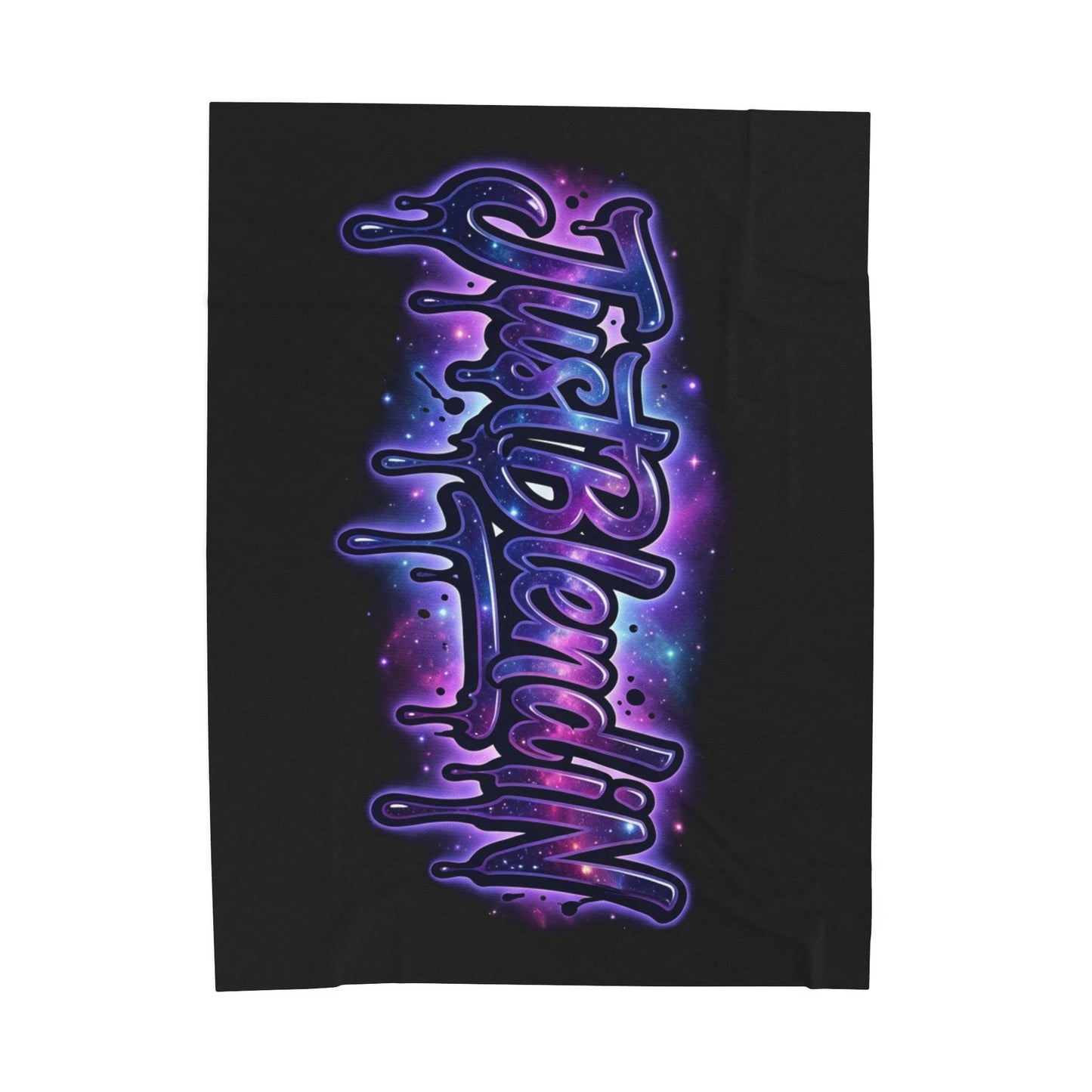 Just Blend IN Galaxy Velveteen Plush Blanket