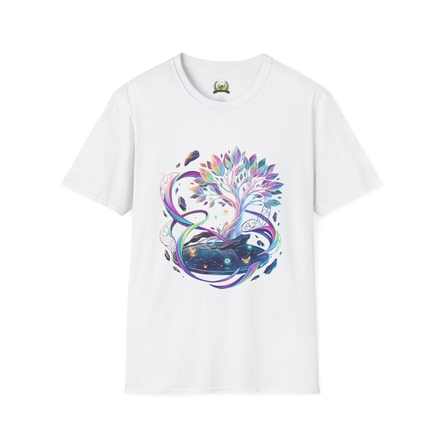Tree of Life Watercolor T-Shirt — Whimsical Pastel Nature Tee