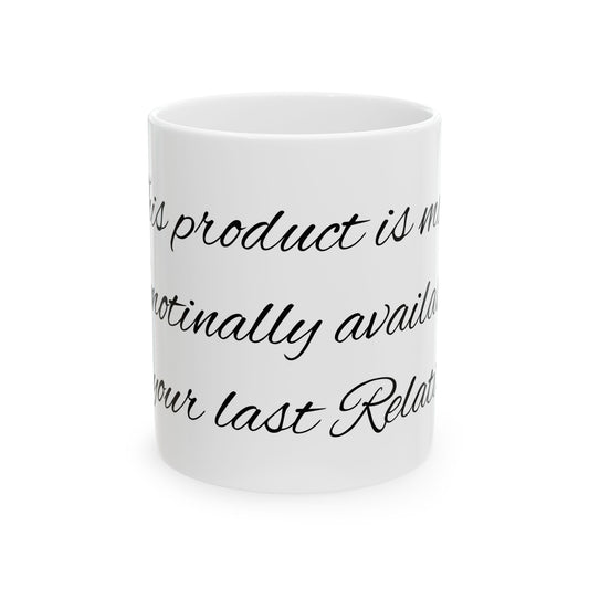 Romantic Script Ceramic Mug — "Quietly In Love" Coffee & Tea Cup (11oz/15oz)