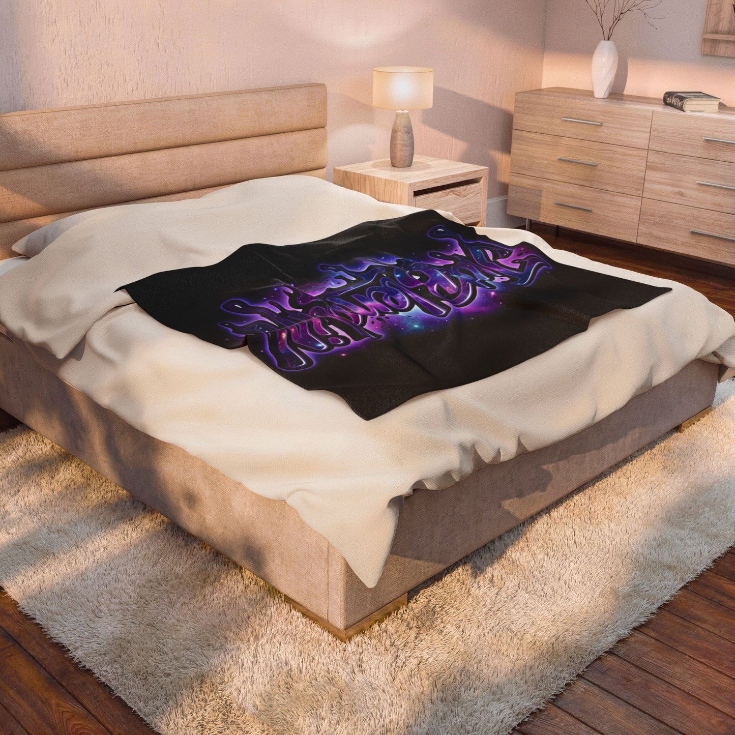 Just Blend IN Galaxy Velveteen Plush Blanket