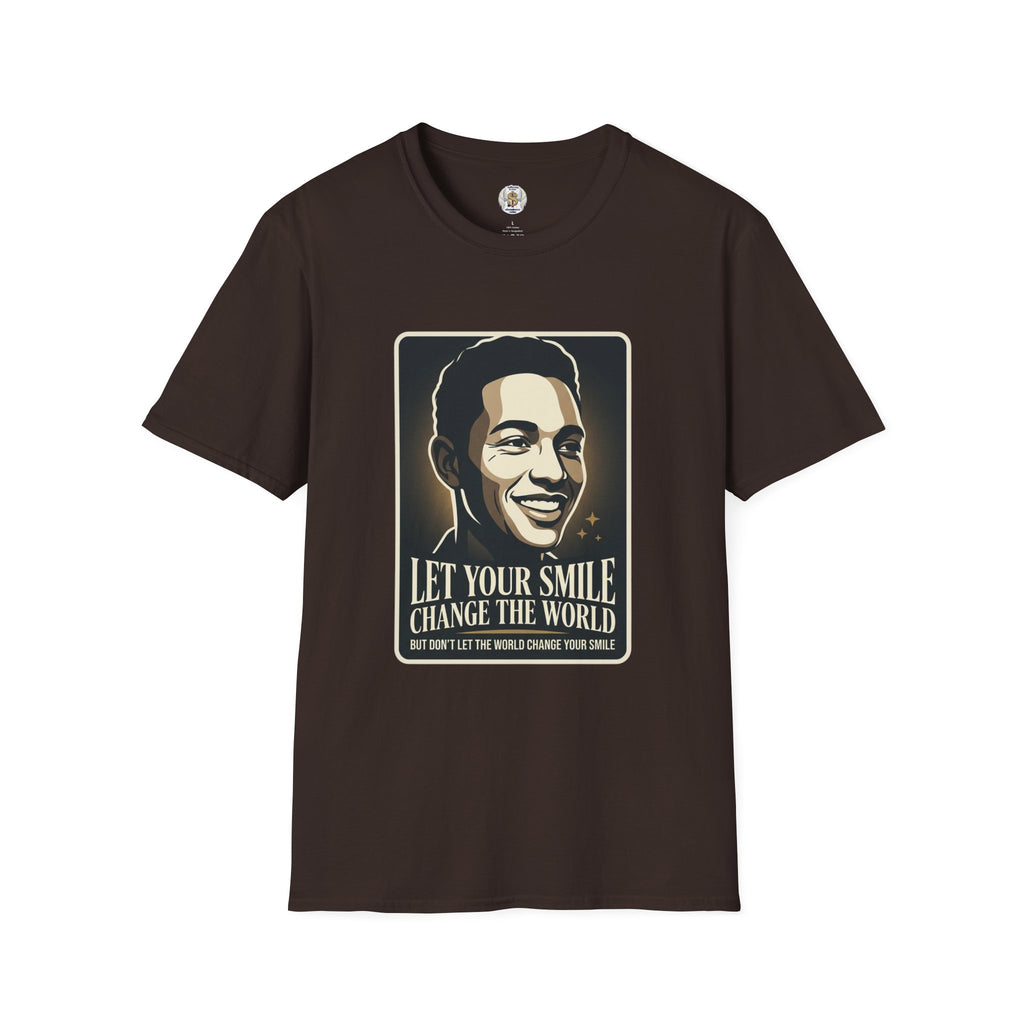 Smile Change The World T-Shirt — "Let Your Smile Change The World" Inspirational Tee