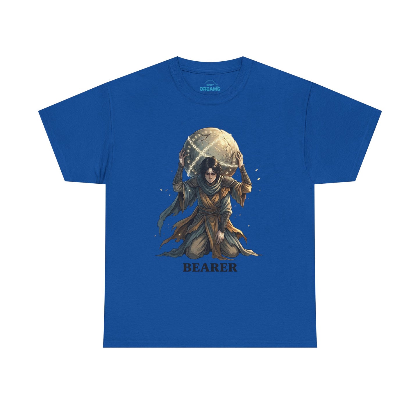 Bearer Fantasy T-Shirt — 'BEARER' Atlas‑Style Mythic Graphic Tee